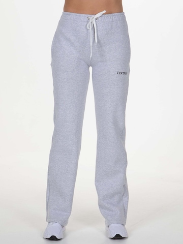Loosefit Pantaloni 'Comfy' di Divina in grigio: frontale