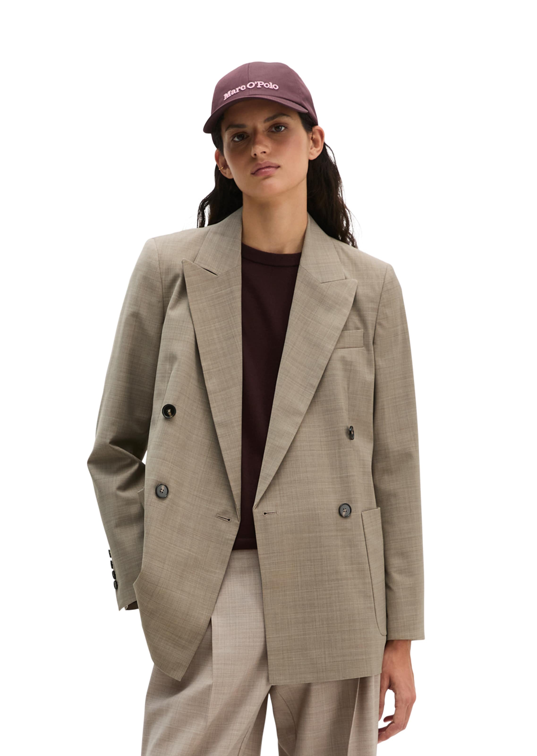 Blazer Marc O'Polo en beige : devant