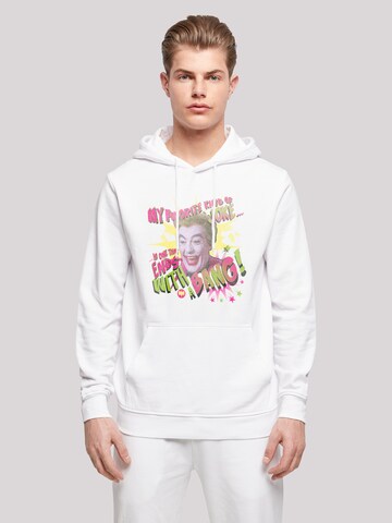 F4NT4STIC Sweatshirt 'Batman TV Series Joker Bang' in White: front