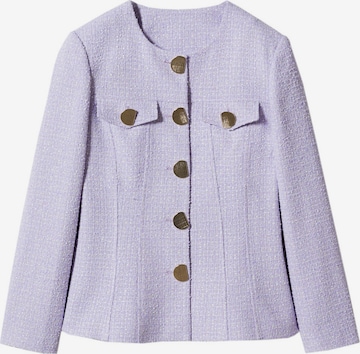 Veste mi-saison 'Gigi' MANGO en violet : devant