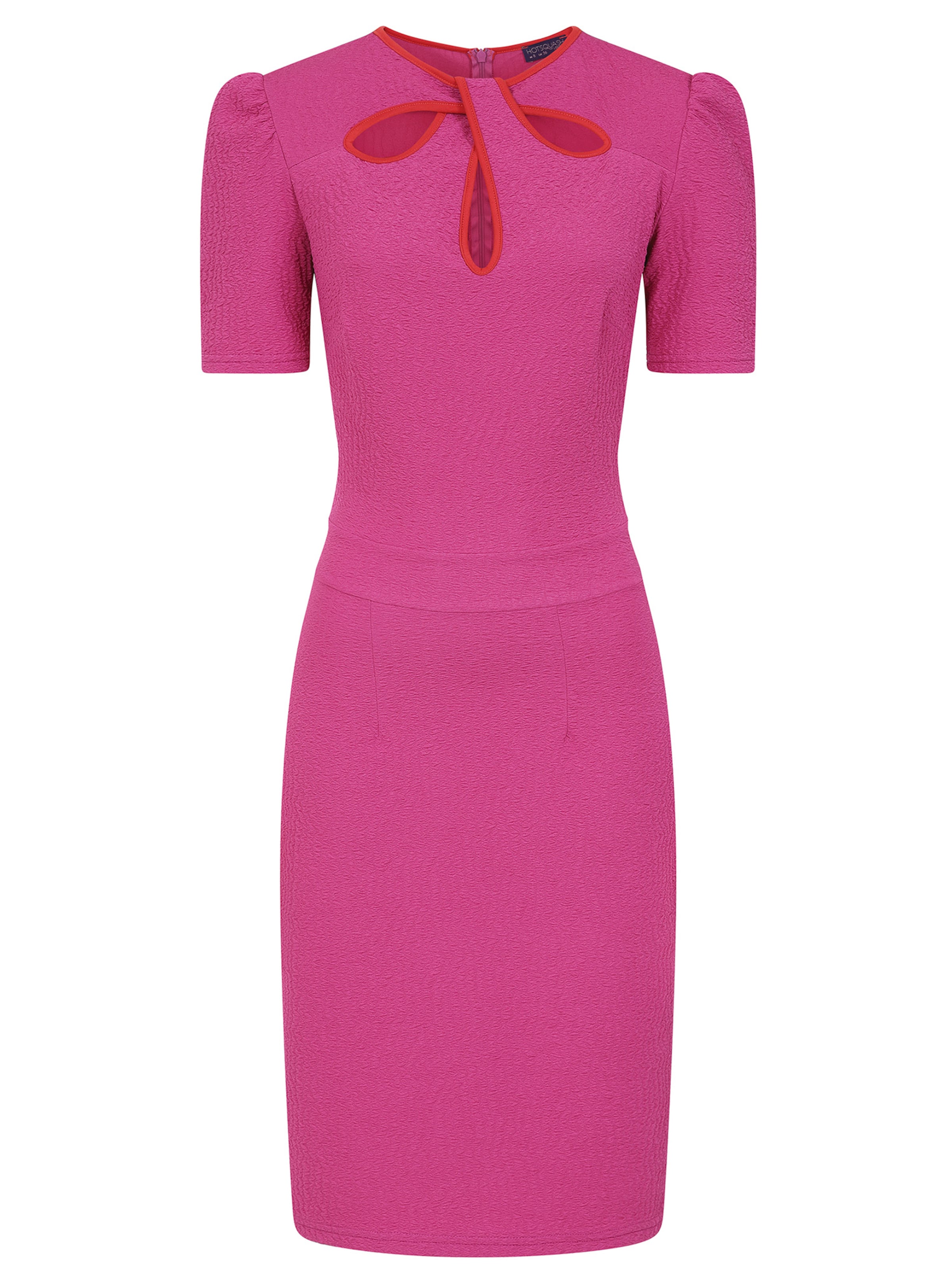 HotSquash Puzdrové šaty - Ružová: predná strana