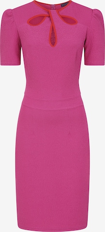 Robe fourreau HotSquash en rose : devant