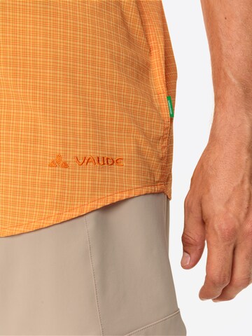VAUDE Regular fit Functioneel overhemd 'Seiland IV' in Oranje