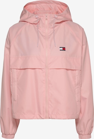 Giacca di mezza stagione 'Essential' di Tommy Jeans in rosa: frontale