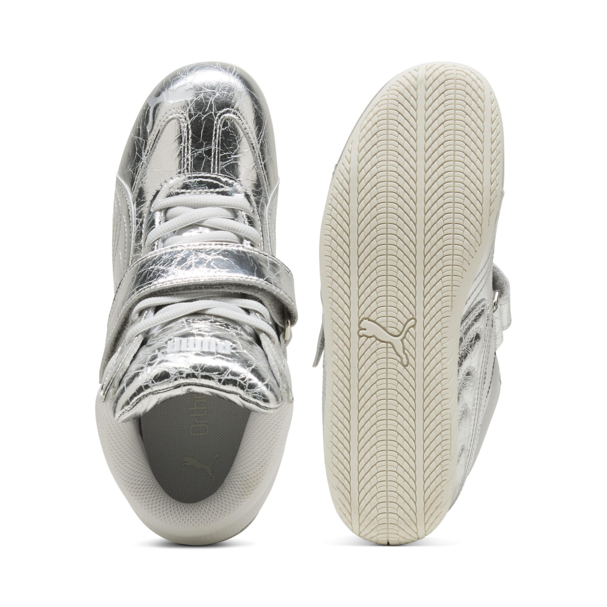 PUMA Sneakers hoog 'Speedcat' in Zilver