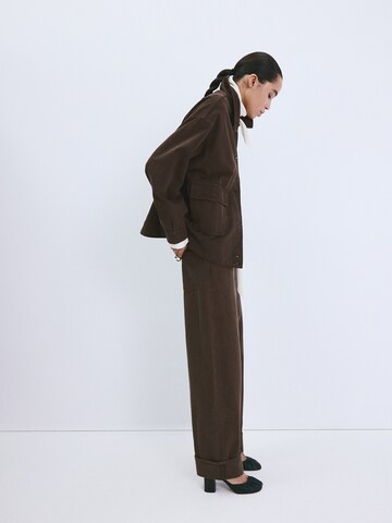 MANGOBarrel Traperice 'Eugenie' - smeđa boja