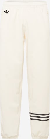 ADIDAS ORIGINALS Дънки Tapered Leg Панталон 'NEUCLASSIC' в бяло: отпред