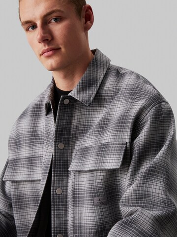 Calvin Klein Jeans Comfort Fit Hemd in Grau