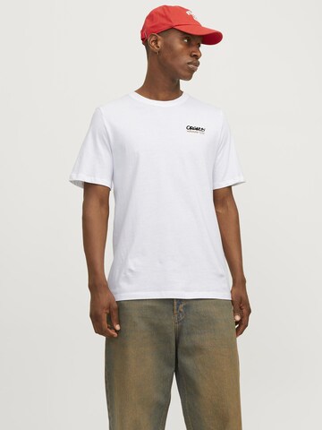 JACK & JONES Shirt in Wit: voorkant