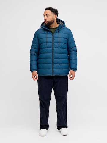 Jack & Jones Plus Vinterjakke i blå