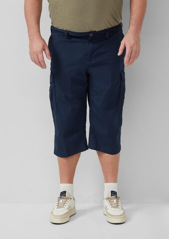 s.Oliver Men Big Sizes Regular Pants ' FILE ' in Blue: front