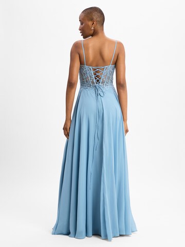 Robe de soirée Luxuar Fashion en bleu