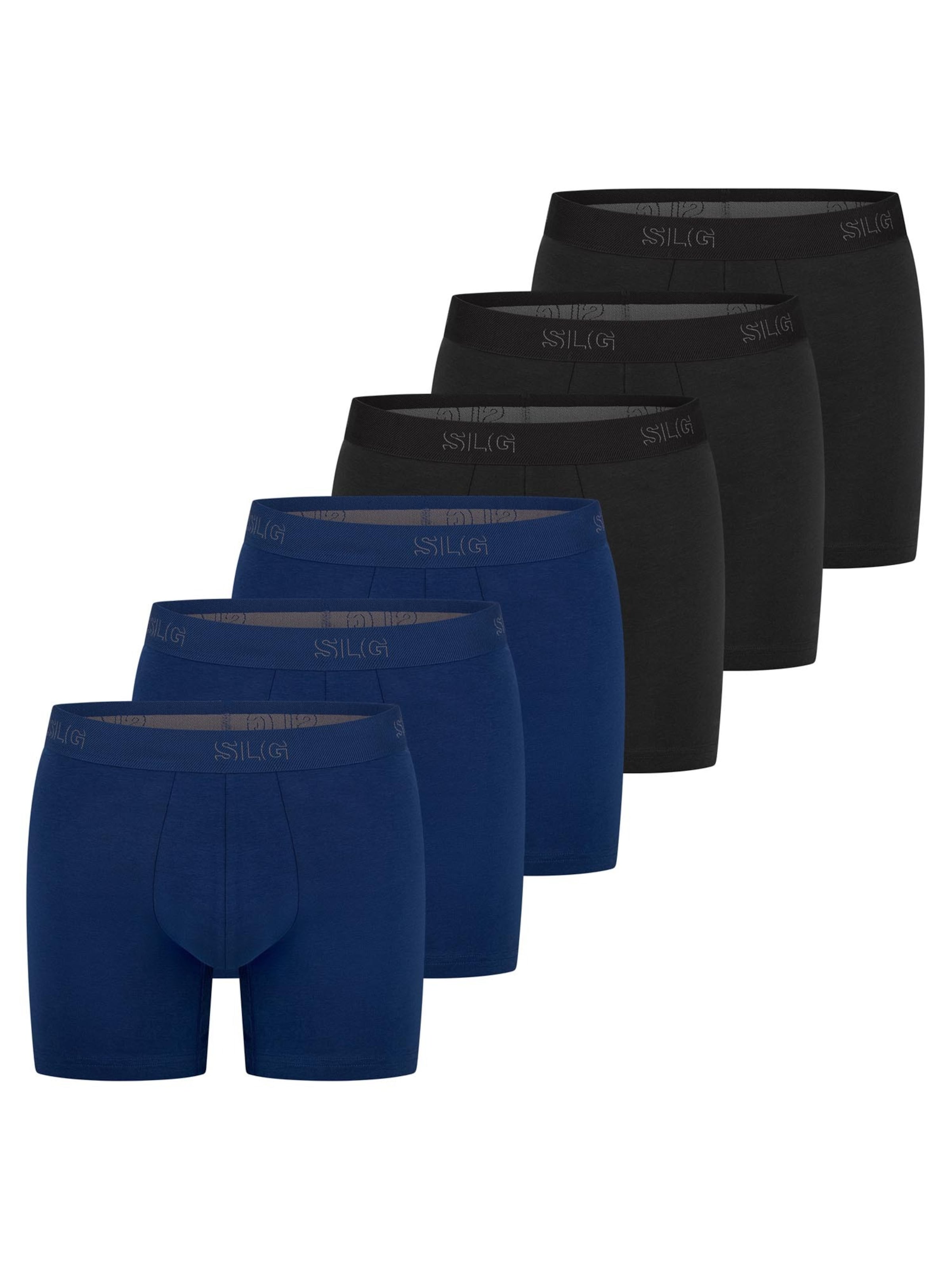 SLOGGI Boxer shorts 'SLG Base' in Blue: front