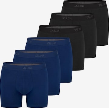 SLOGGI Boxer shorts 'SLG Base' in Blue: front