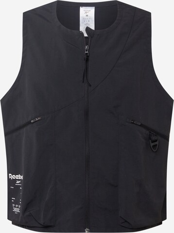 Gilet de sport Reebok en noir : devant