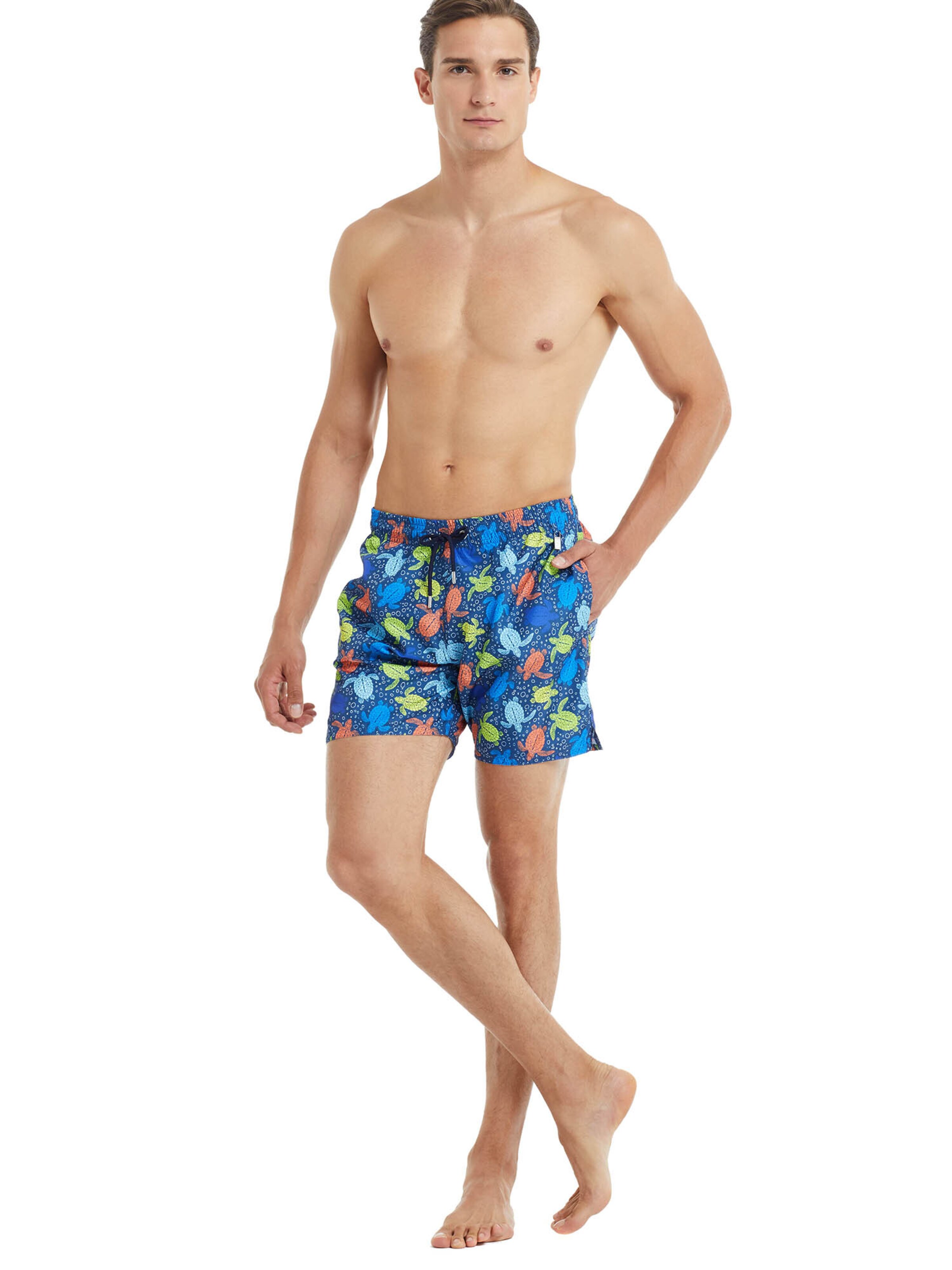 Blackspade Swimming shorts ' Summer Prints ' in Blue