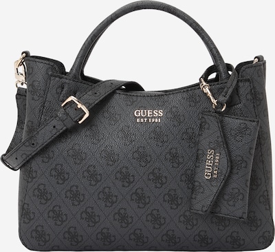 Plase de cumpărături 'BRENTON SML GIRLFRIEND SATCHEL' GUESS pe gri grafit / negru, Vizualizare produs