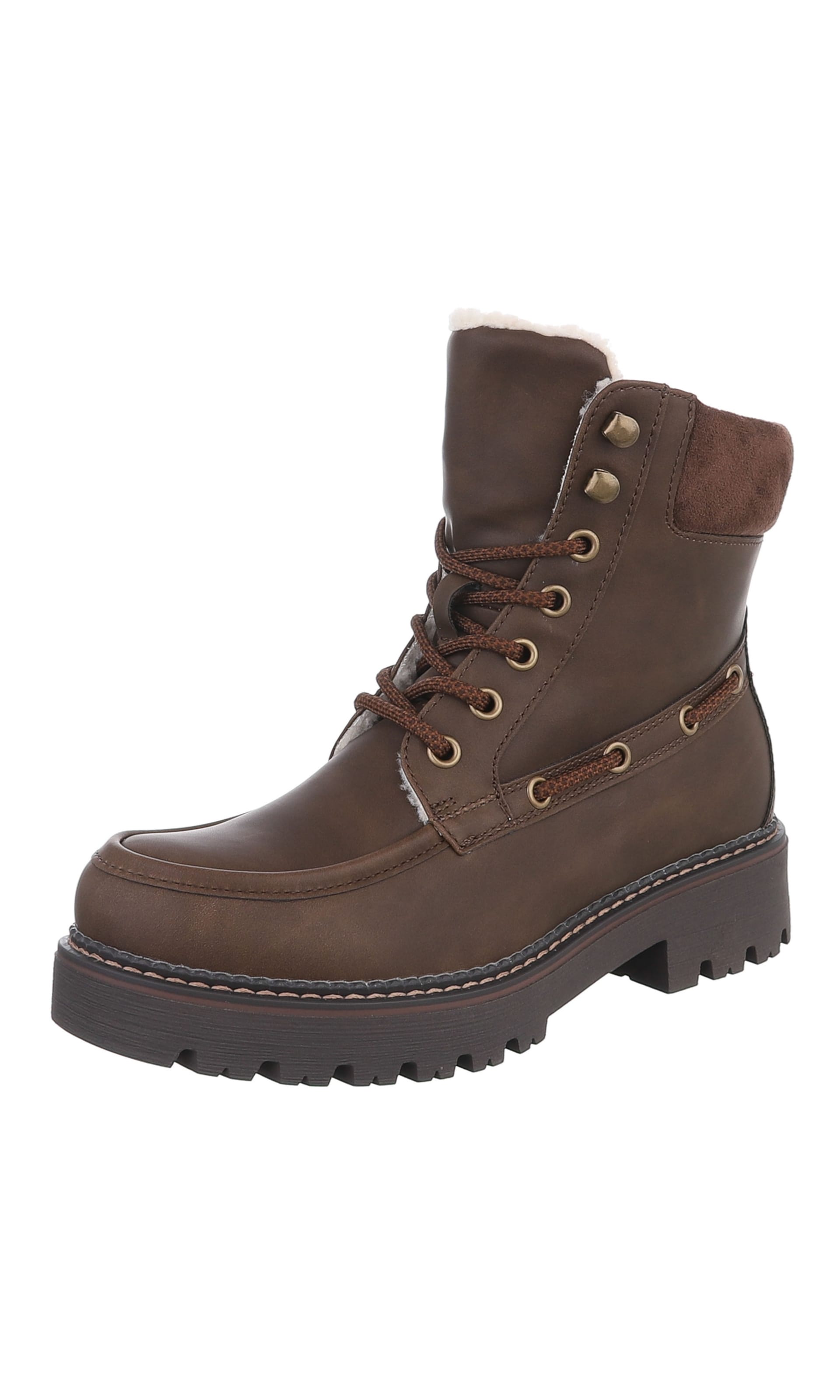 Ital-Design Stiefelette in 36 in braun, Produktansicht