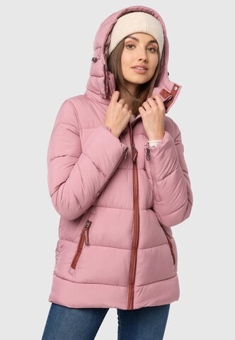NAVAHOO Χειμερινό μπουφάν 'Wattewölkchen' σε ροζ: μπροστά