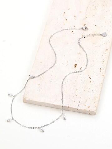 Hey Happiness Kette 'Cinque Pearl' in Silber