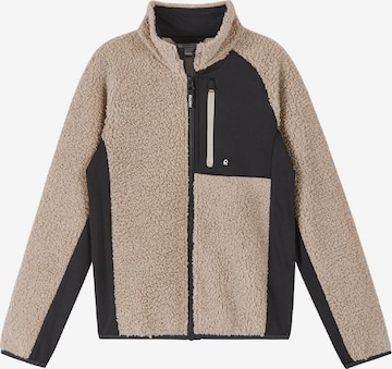 Reima Fleece jacket 'Puhku' in Beige: front