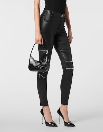 Philipp Plein - Mala de ombro em preto: frente