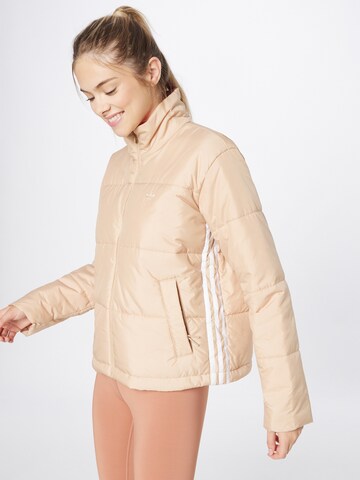 ADIDAS ORIGINALS Übergangsjacke 'Short ' in Beige: Vorderseite