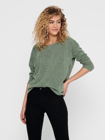 Pull-over 'Alba' ONLY en vert : devant