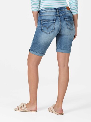 TIMEZONE Slimfit Shorts 'Nali' in Blau