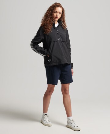 Superdry Sportjacke 'Code Essential' in Schwarz