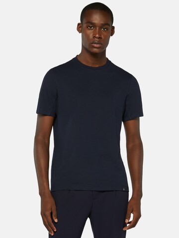 T-Shirt fonctionnel Boggi Milano en bleu : devant