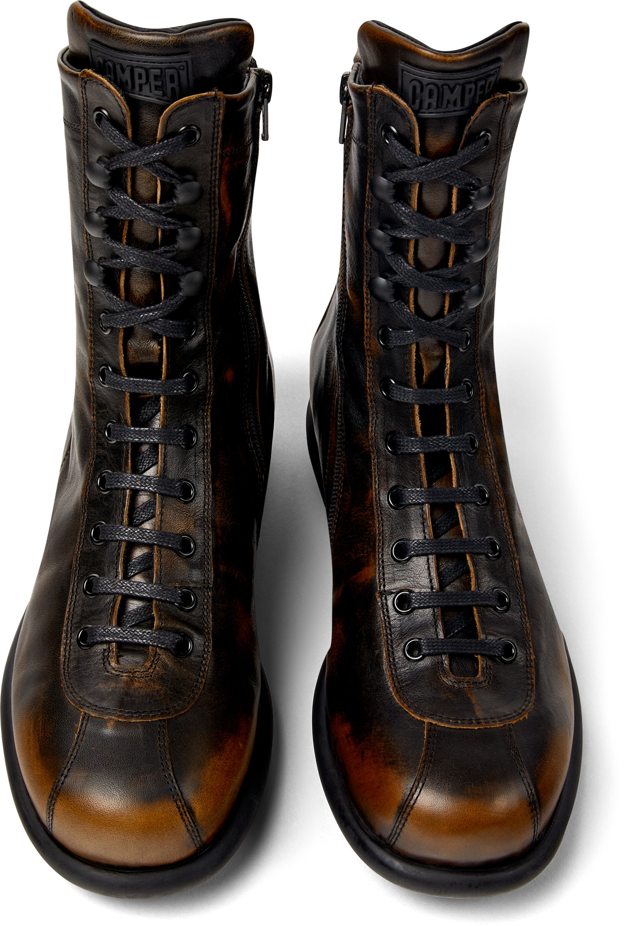 CAMPER Schnürstiefel 'Pelotas Ariel' in Braun