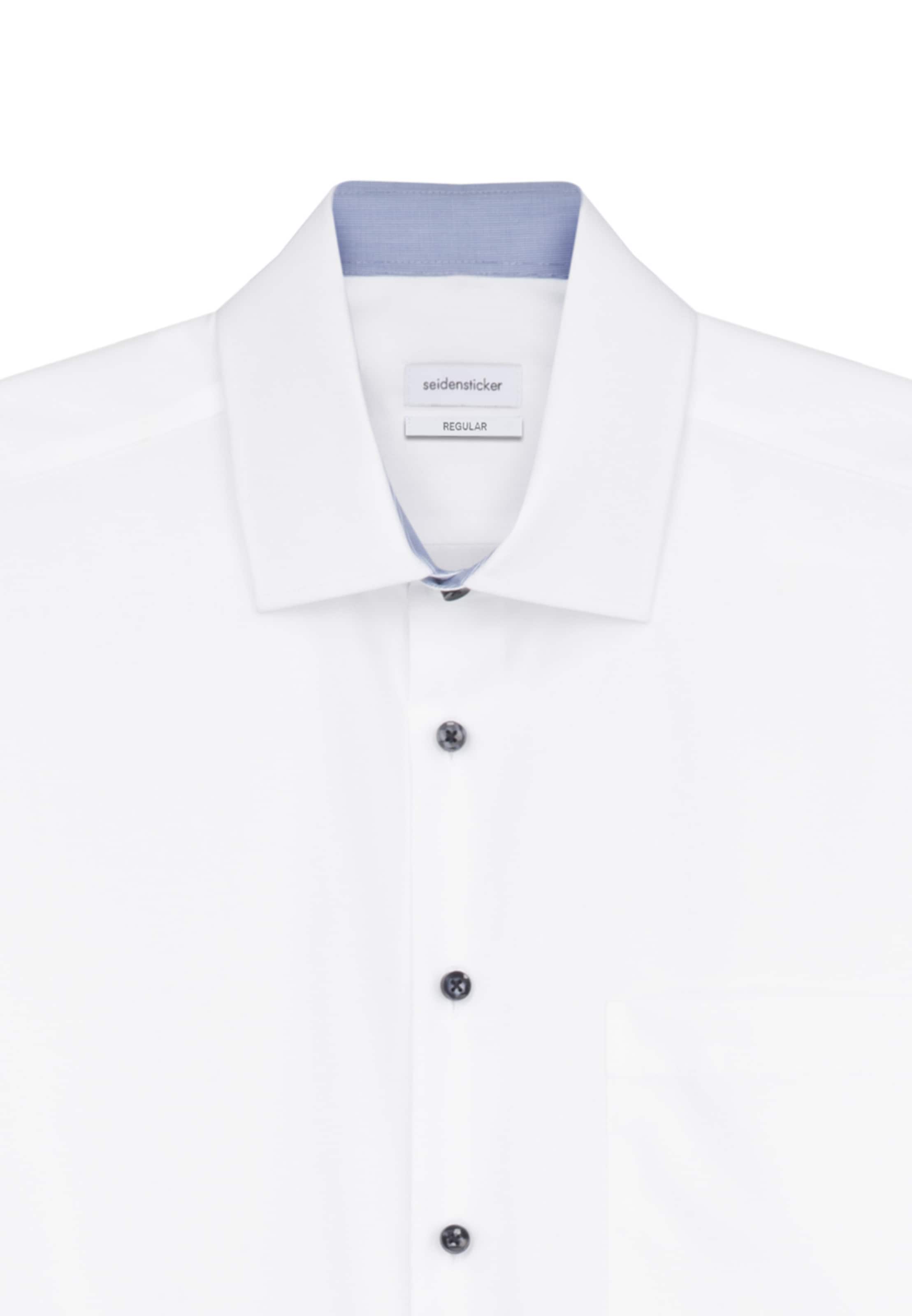 Coupe regular Chemise business SEIDENSTICKER en blanc