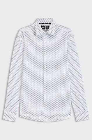 BOSS Slim Fit Hemd 'P-Hank' in Weiß: Vorderseite