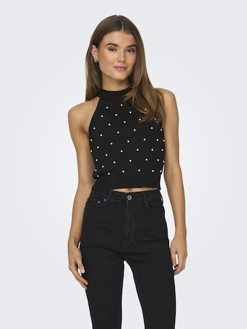 ONLY Knitted Top 'Bianka' in Black: front