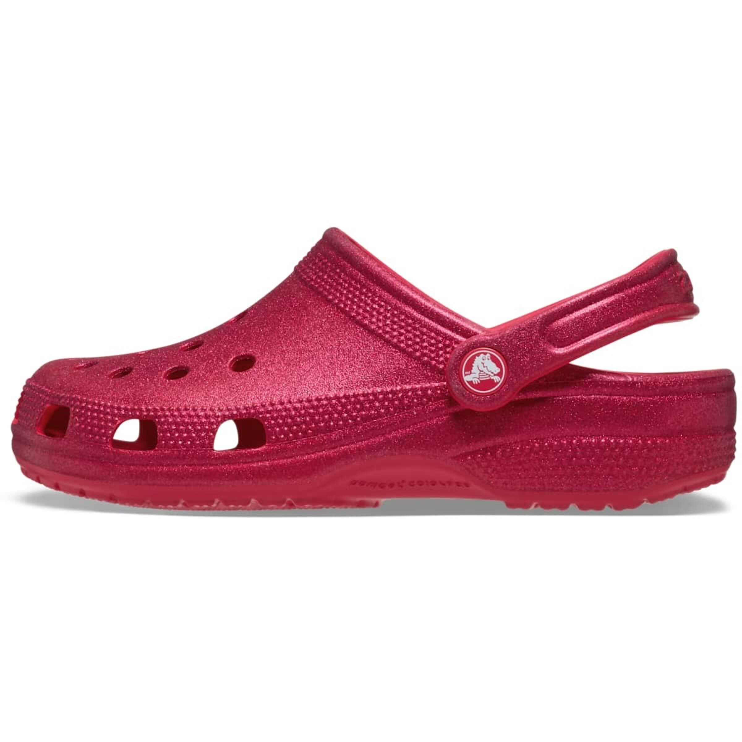 Crocs Muiltjes in Rood: voorkant