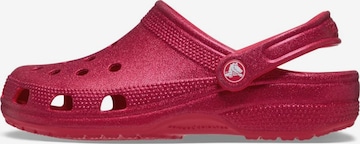Crocs Muiltjes in Rood: voorkant