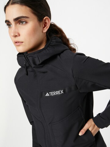 ADIDAS TERREX Sportovní bunda 'Multi Soft Shell' – černá