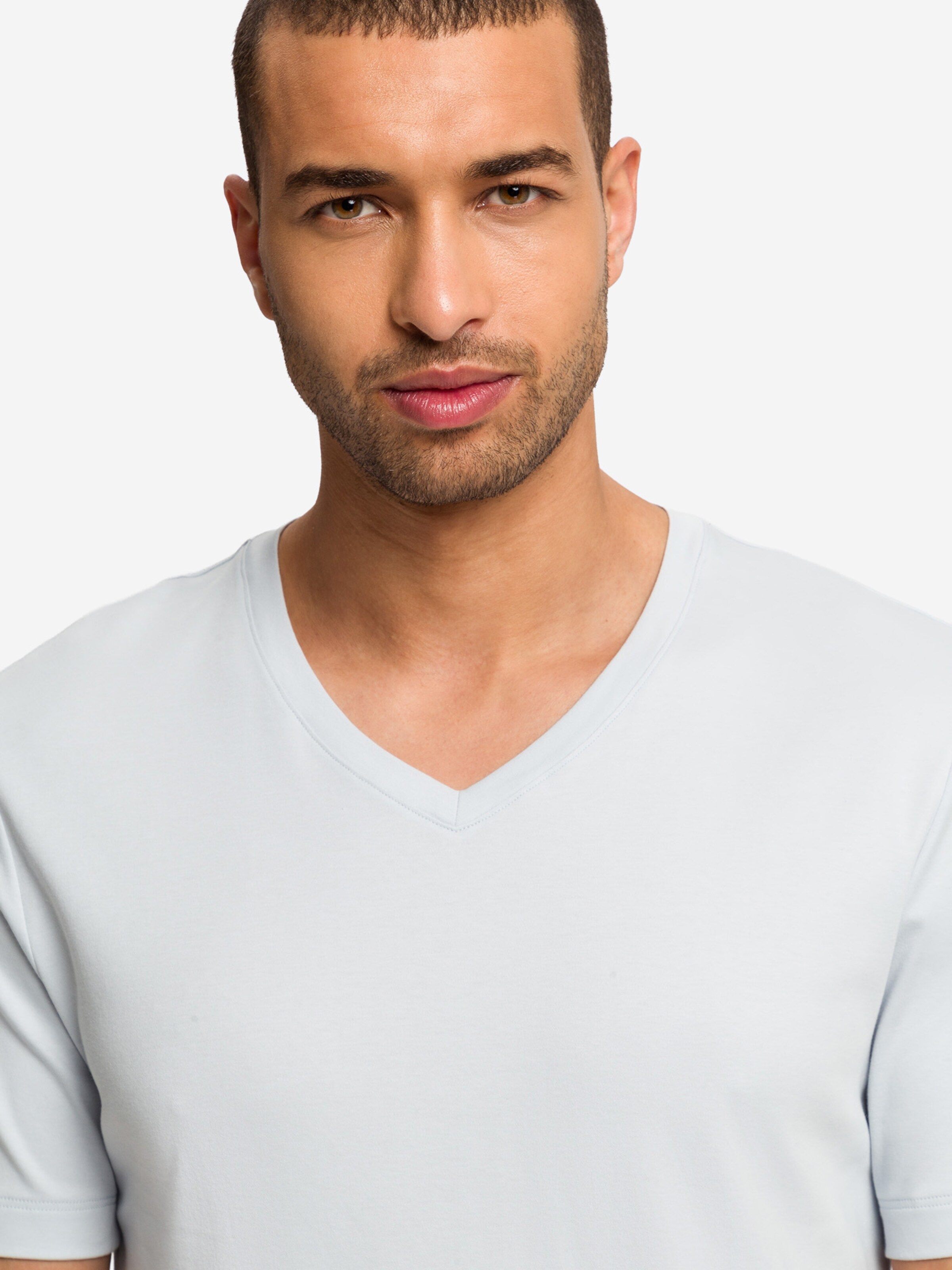 Hanro Pajama short ' Night & Day ' in Blue