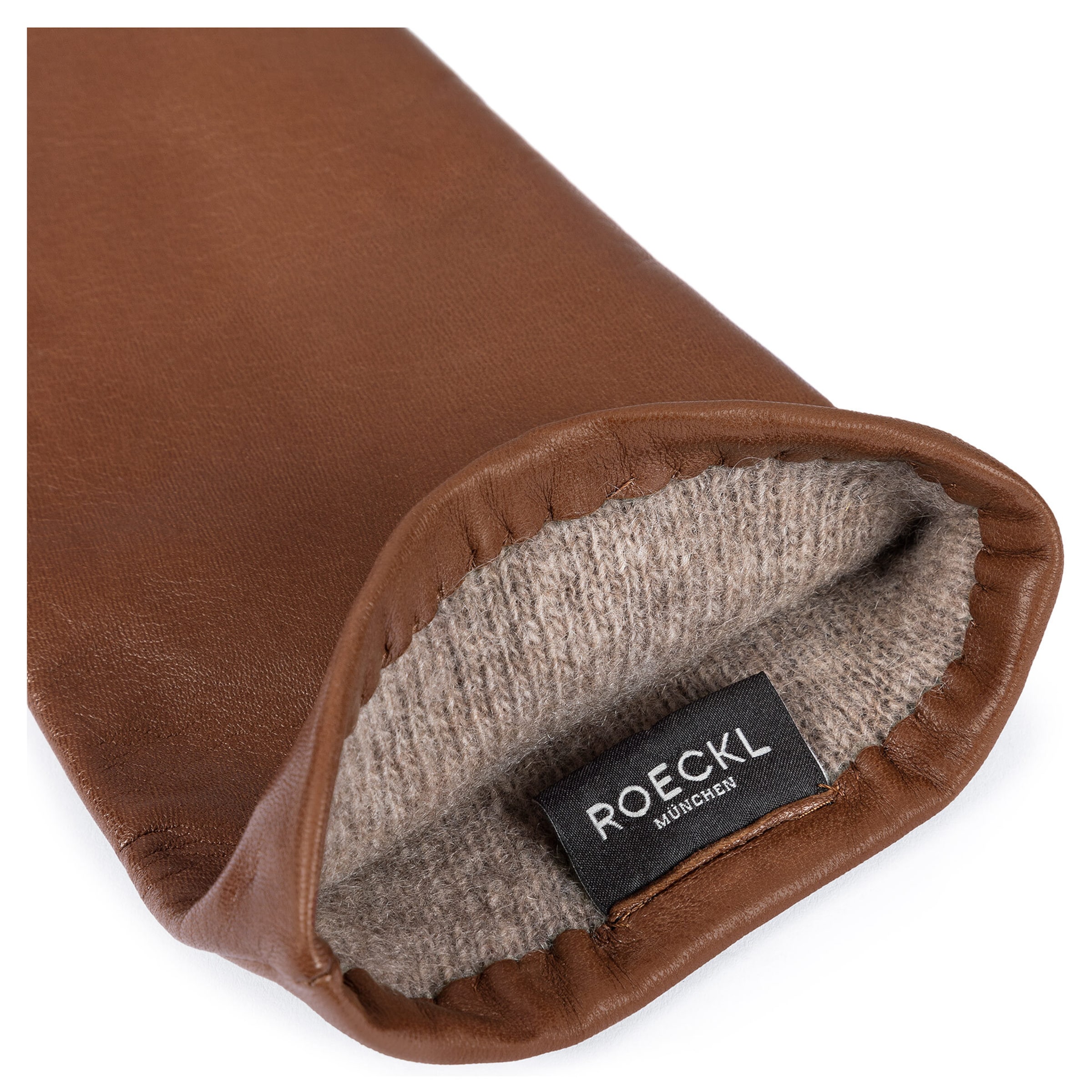Roeckl Full finger gloves 'MOSKAU' in Brown