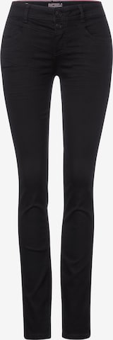 STREET ONE Slim fit Jeans in Black: front