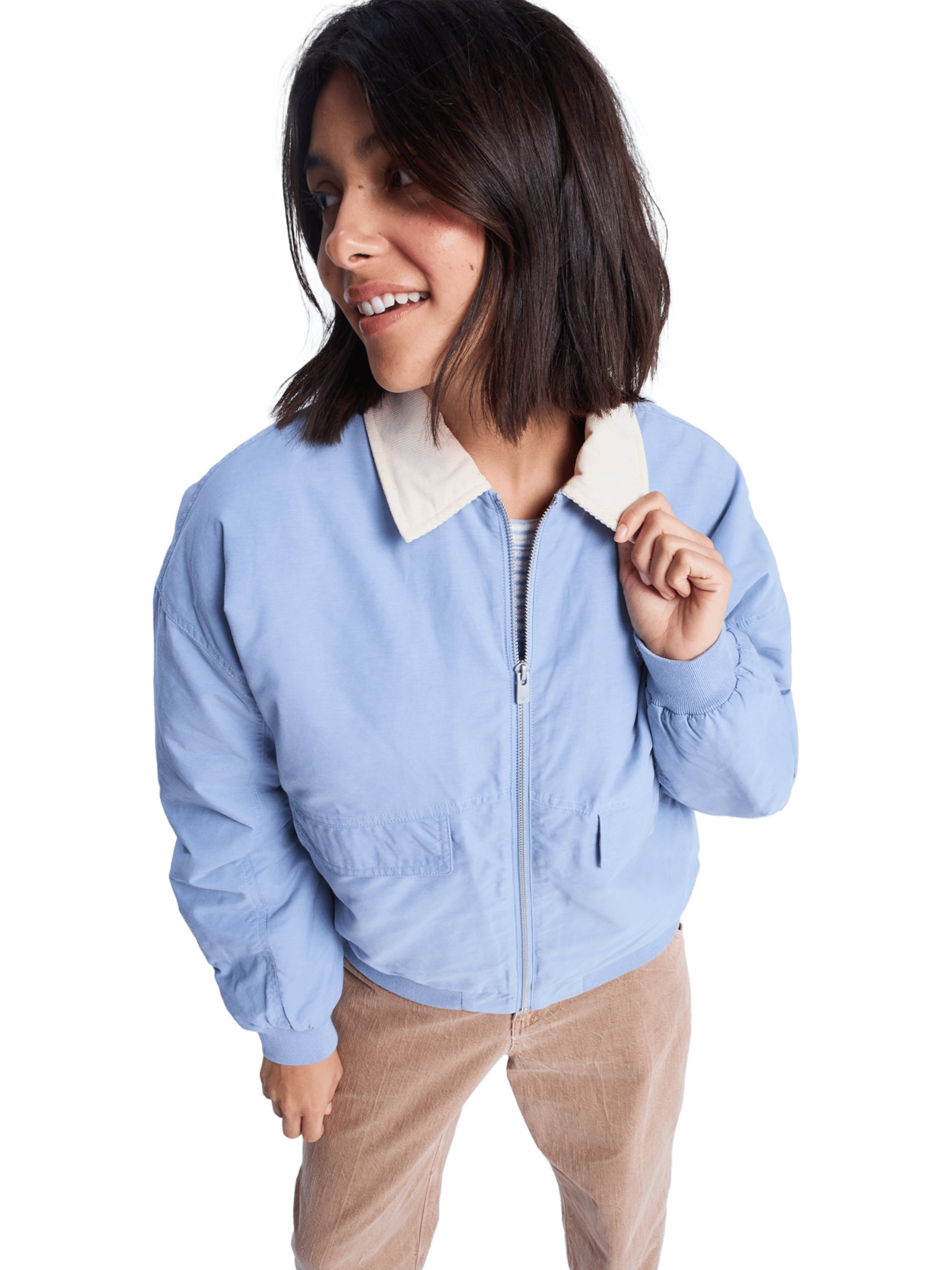 ROXY Between-Season Jacket 'Sweet Talk' in Blue: front