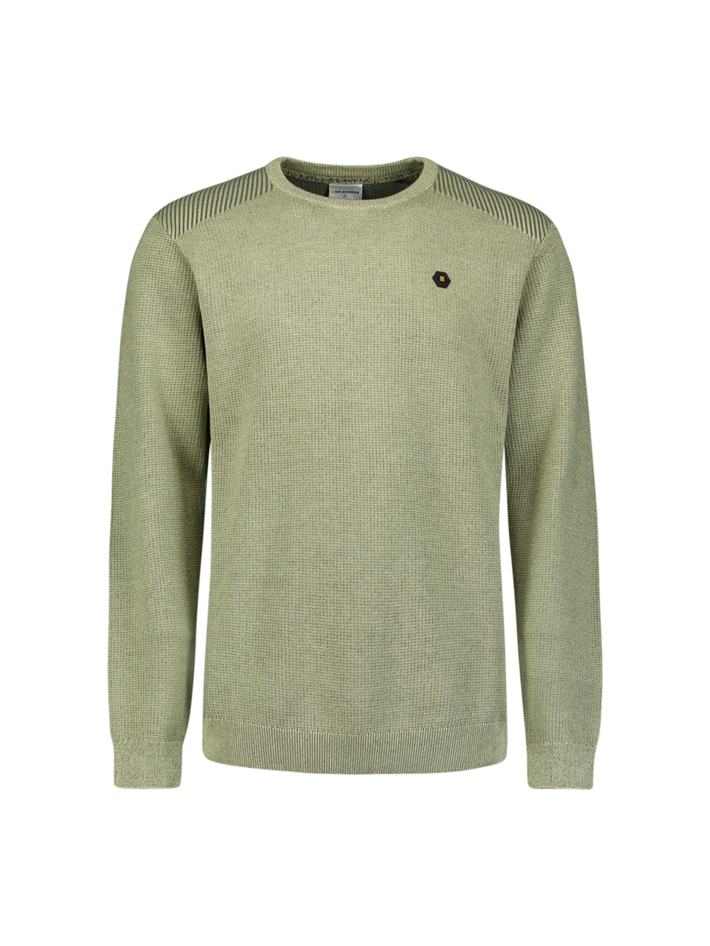 No Excess Pullover in Grün: Vorderseite