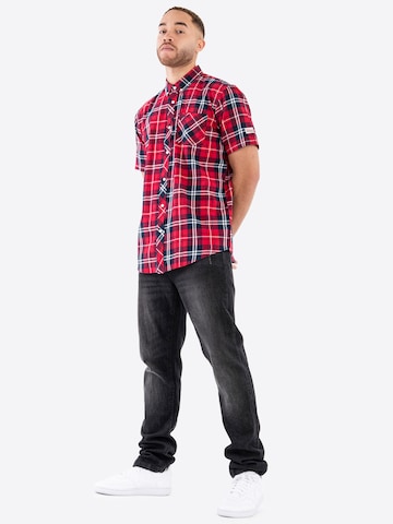 LONSDALE Regular fit Πουκάμισο ' BRIXWORTH ' σε κόκκινο