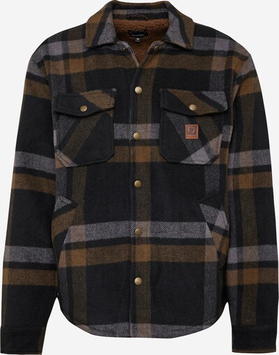 Brixton Between-season jacket 'DURHAM' in Brown / Dark grey / Black, Item view