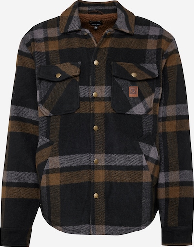 Brixton Between-Season Jacket 'DURHAM' in Brown / Dark grey / Black, Item view