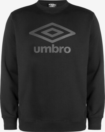 UMBRO Sweatshirt in Zwart: voorkant