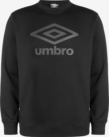 UMBRO Sweatshirt in Zwart: voorkant