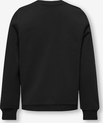 KIDS ONLYSweater majica 'LOTTA' - crna boja