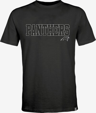Recovered T-Shirt 'NFL Panthers' in schwarz / weiß, Produktansicht